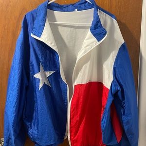 Vintage Texas Lone Star Windbreaker